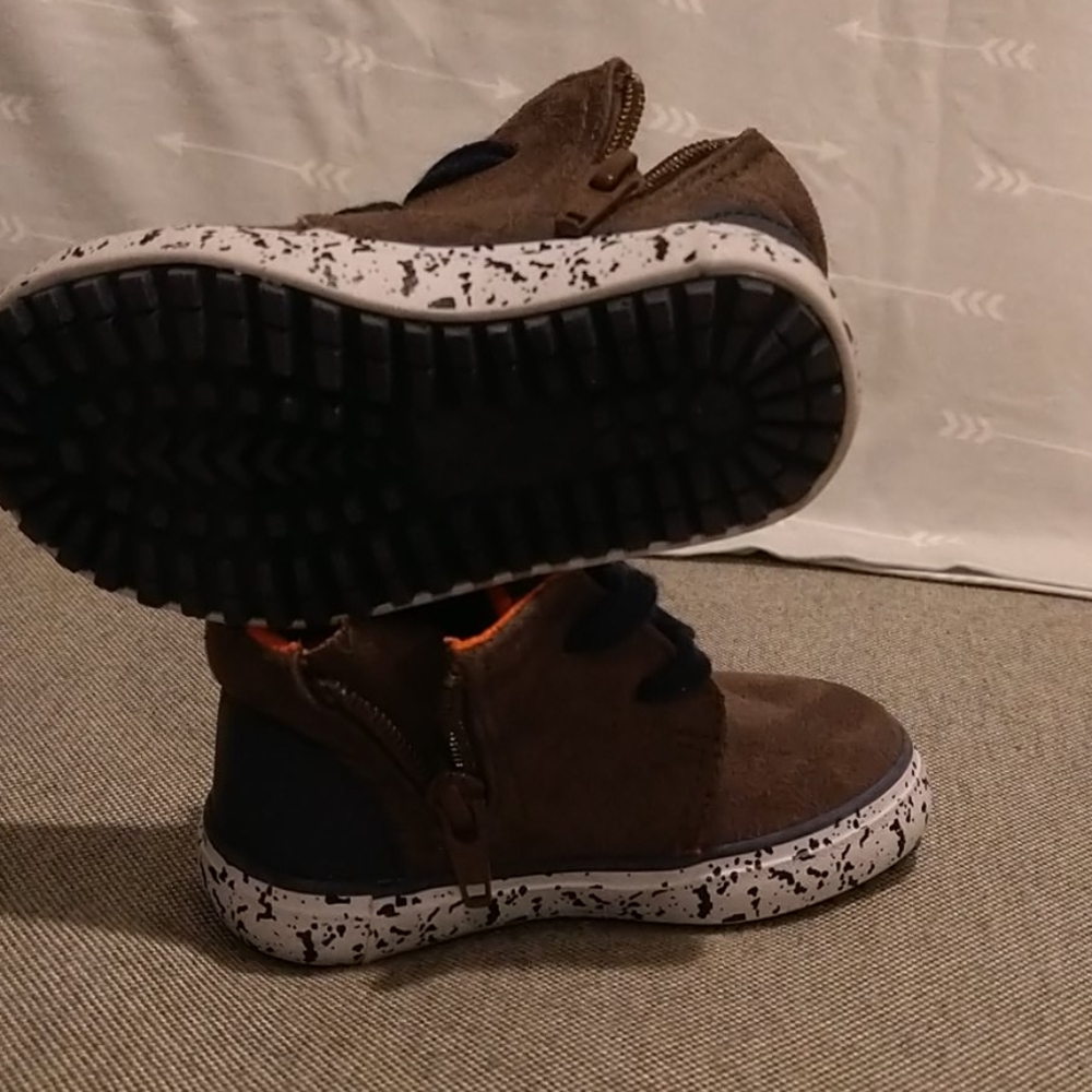 Toddler lace and zip casual shoes